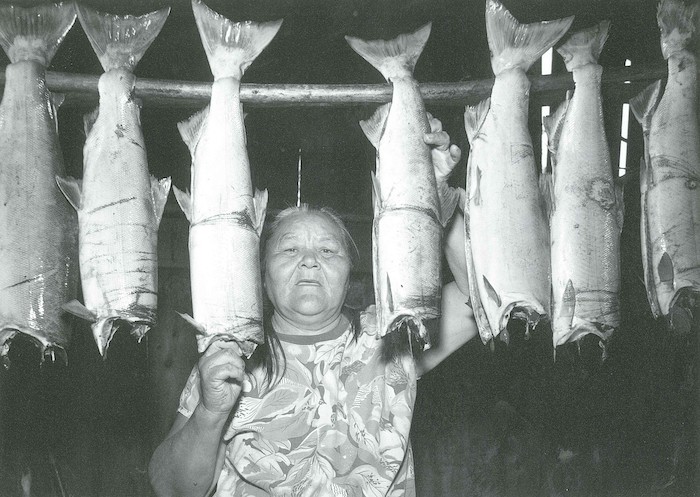 Woman with fish